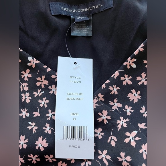 NWT French Connection Ditsy Floral Print Mini Dress Sz 6 - Picture 5 of 6